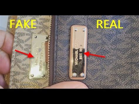 how to spot a fake michael kors wallet